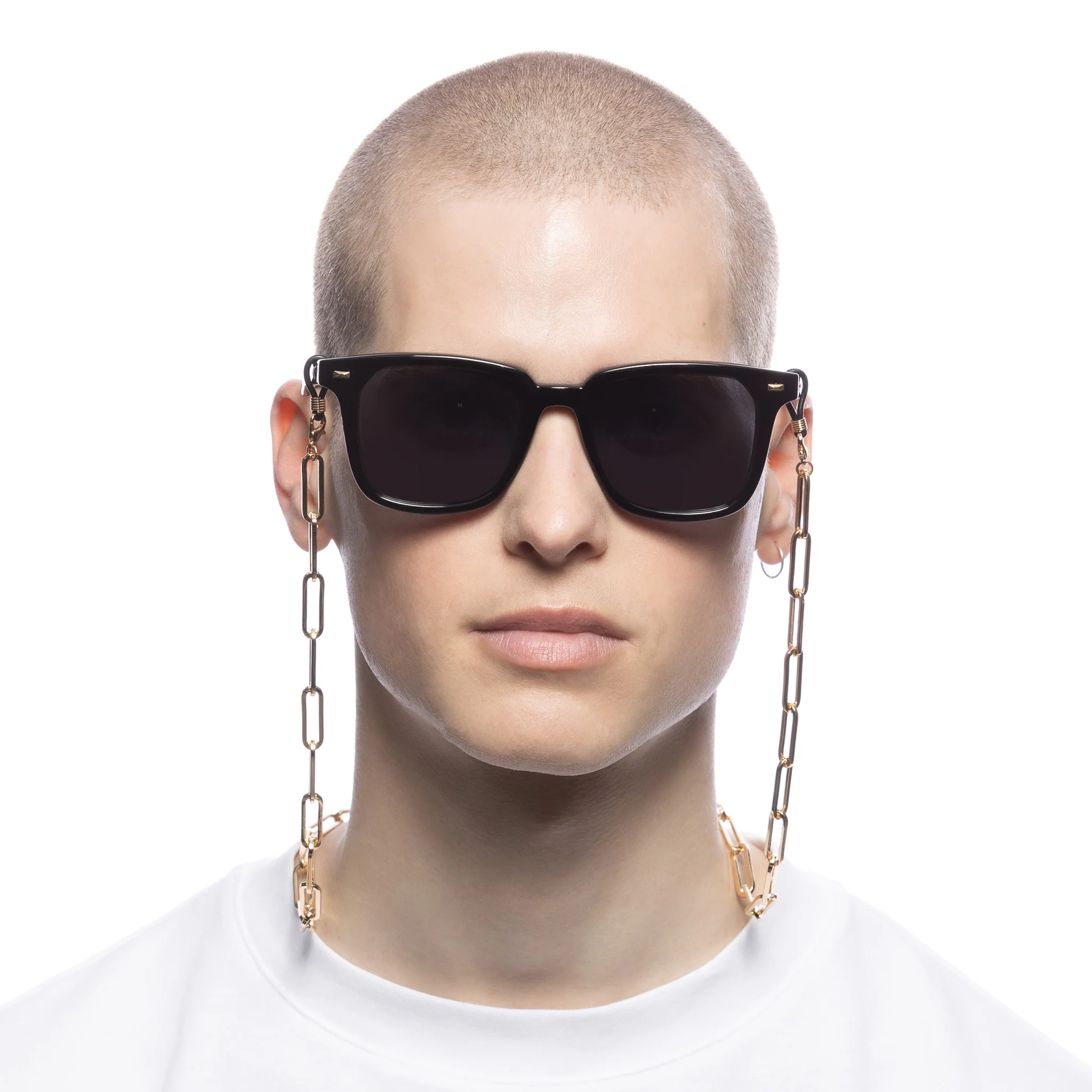 BOLD LINK NECK CHAIN | GOLD - Image 6
