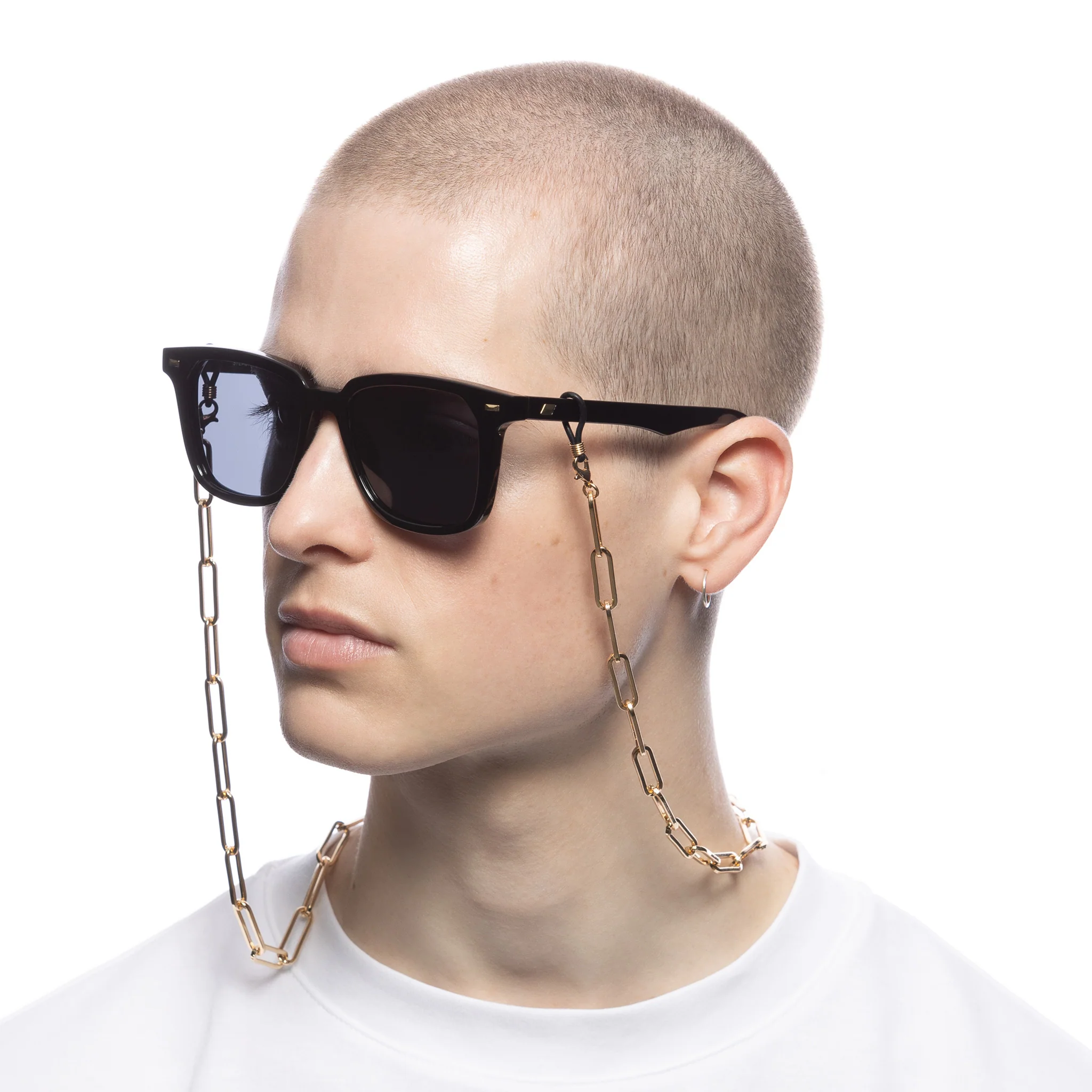 BOLD LINK NECK CHAIN | GOLD - Image 8
