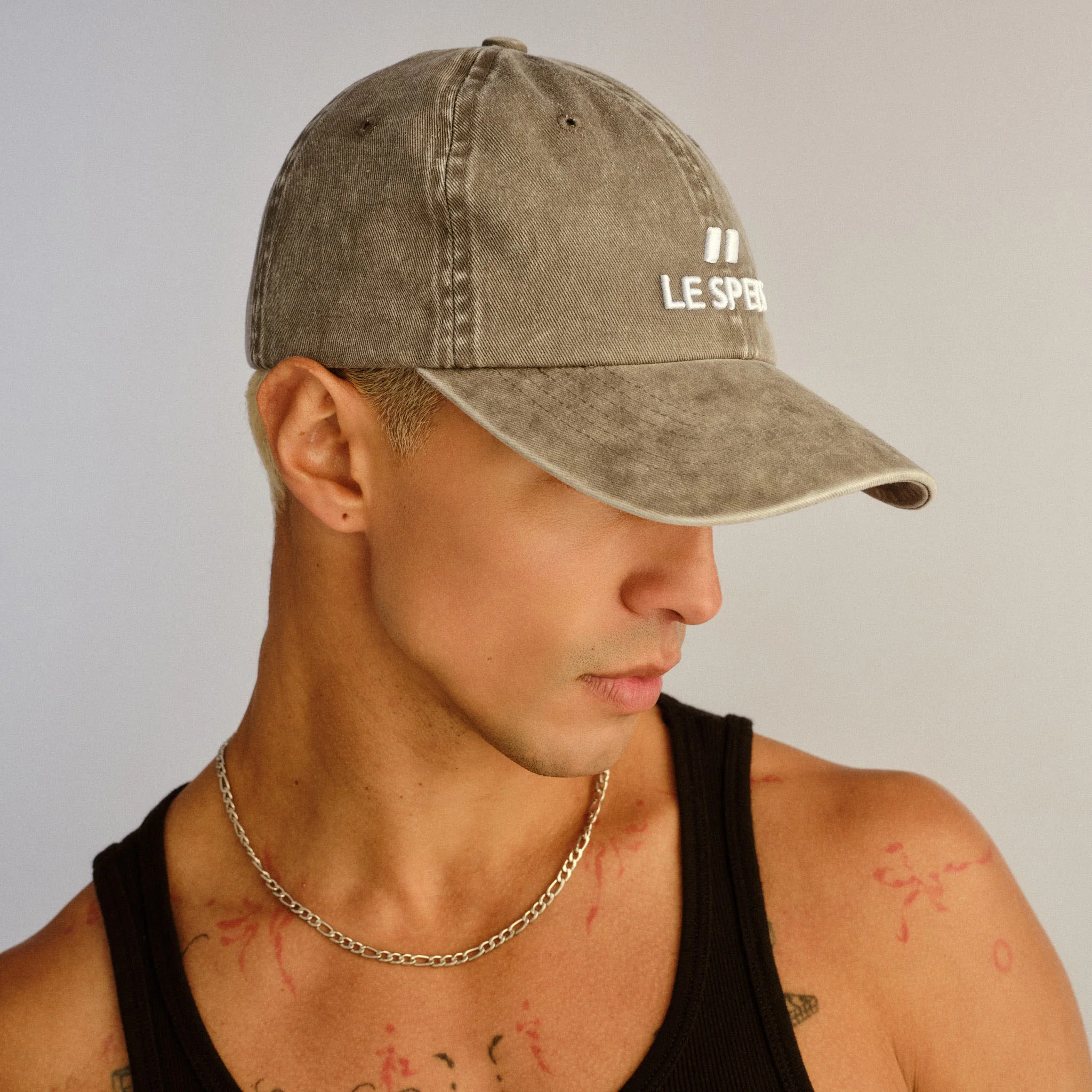 LE SPECS LOGO CAP | WASHED GREY - Image 5