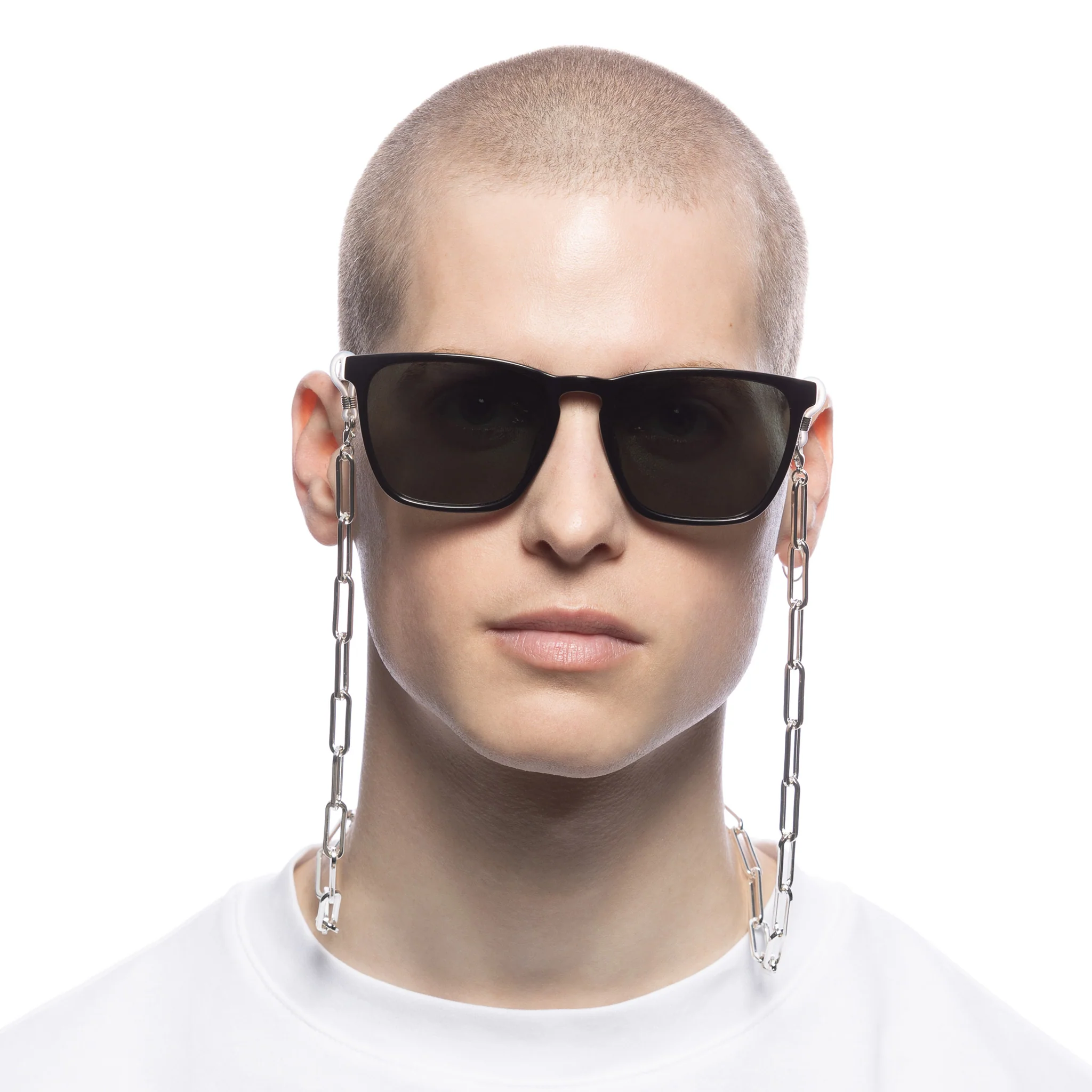 BOLD LINK NECK CHAIN | SILVER - Image 6