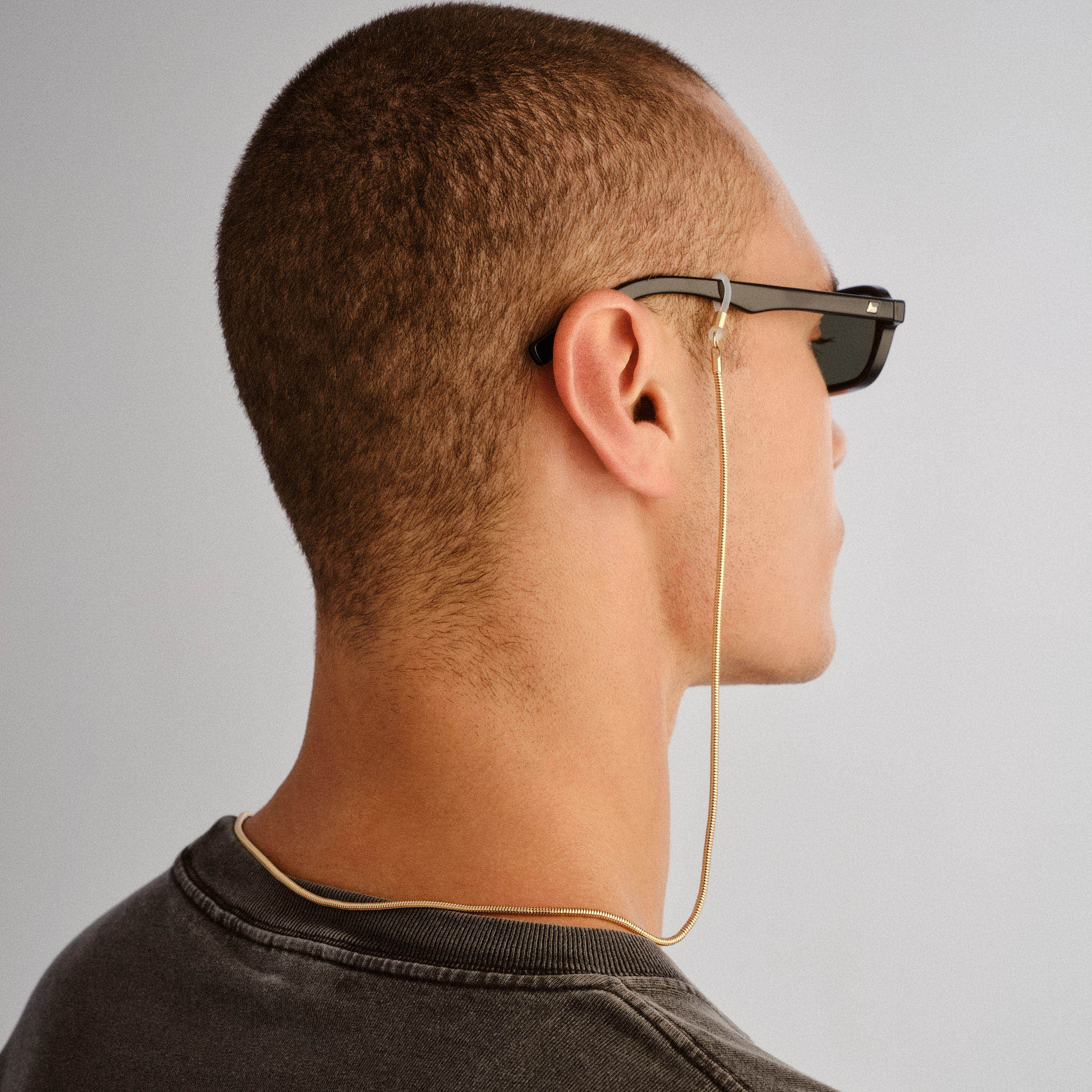FINE ROPE NECK CHAIN | GOLD LE SPECS - Image 6