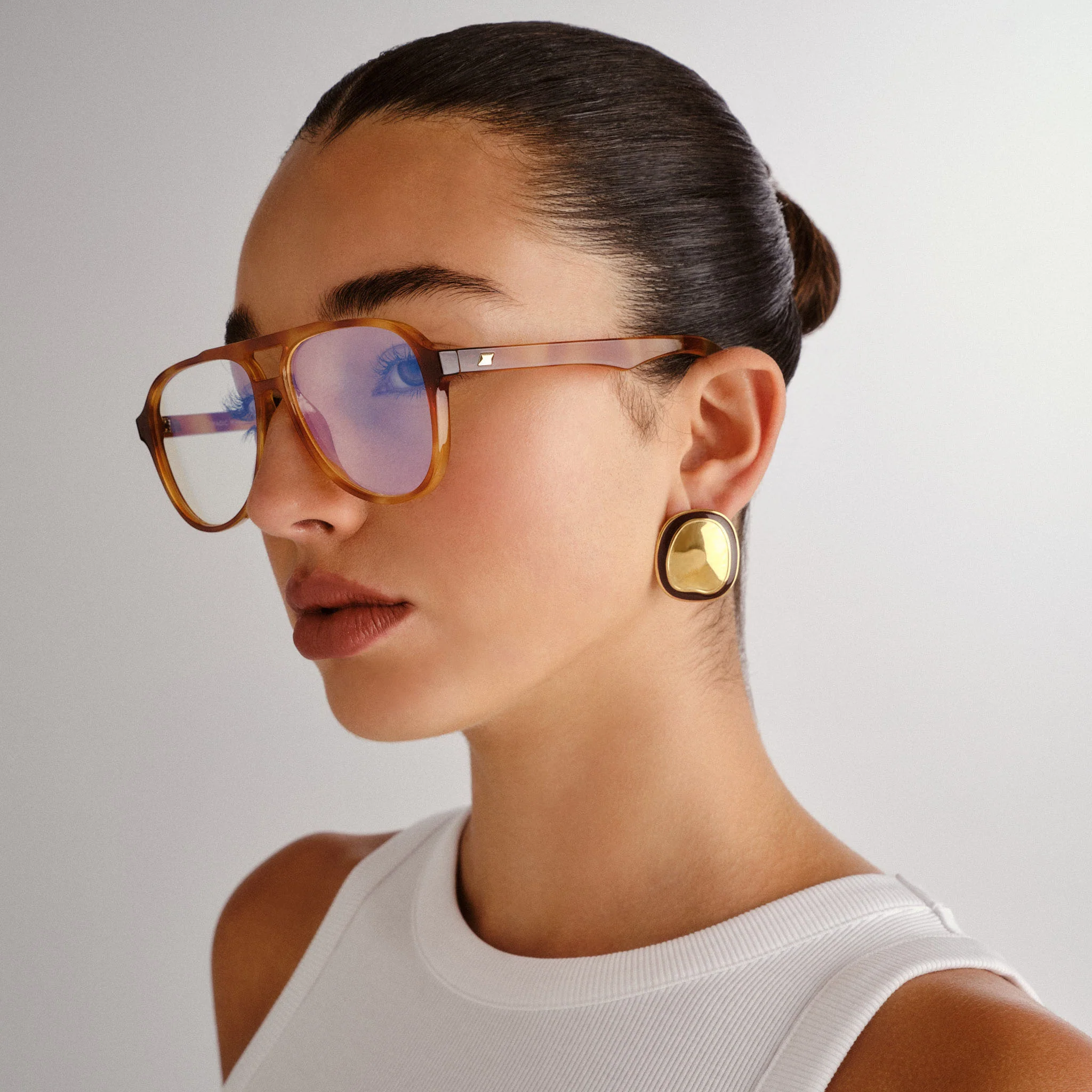 TRAGIC MAGIC | VINTAGE TORT BLUE LIGHT LENS - Image 5