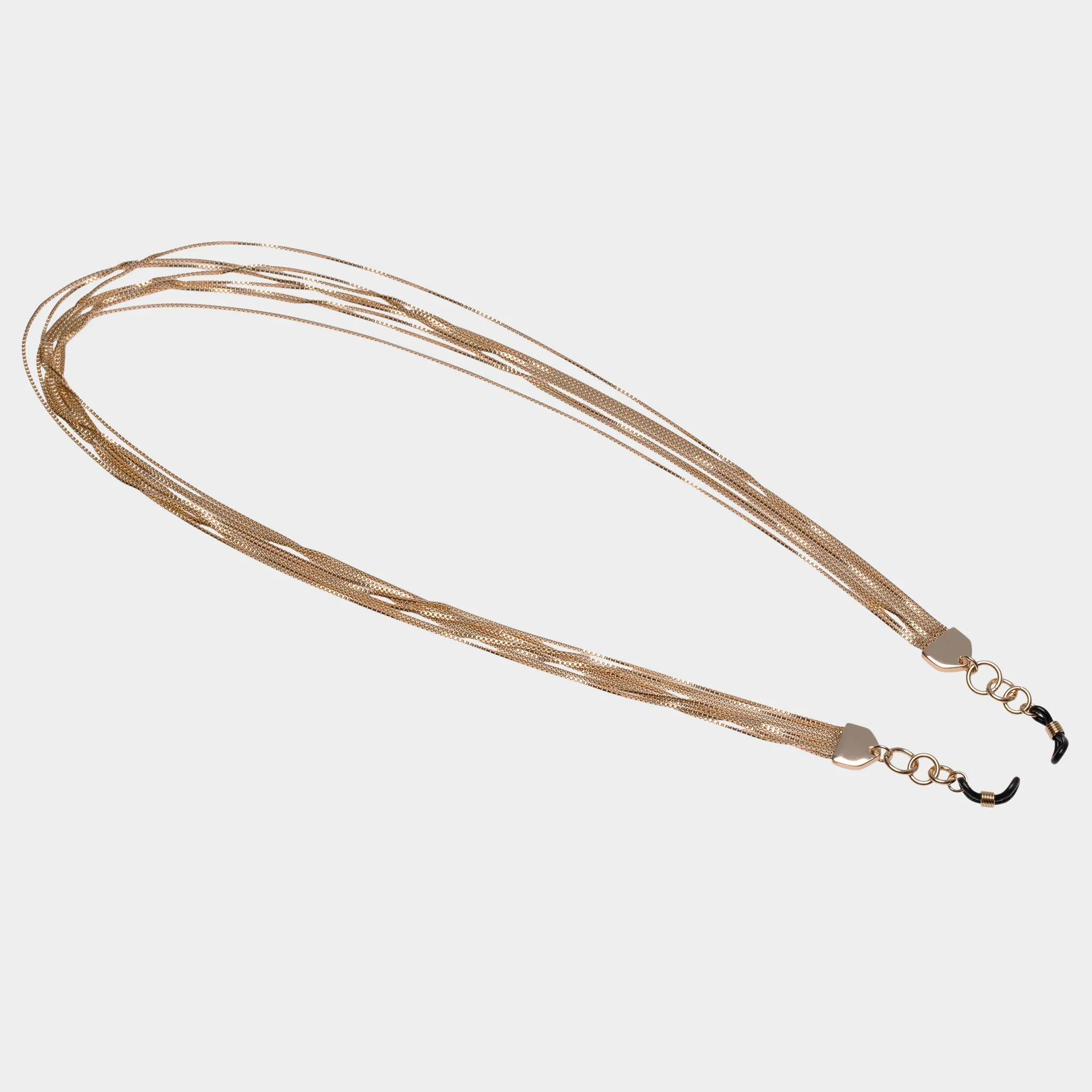 Y2K LAYERED CHAIN | SHINY LIGHT GOLD - Image 3