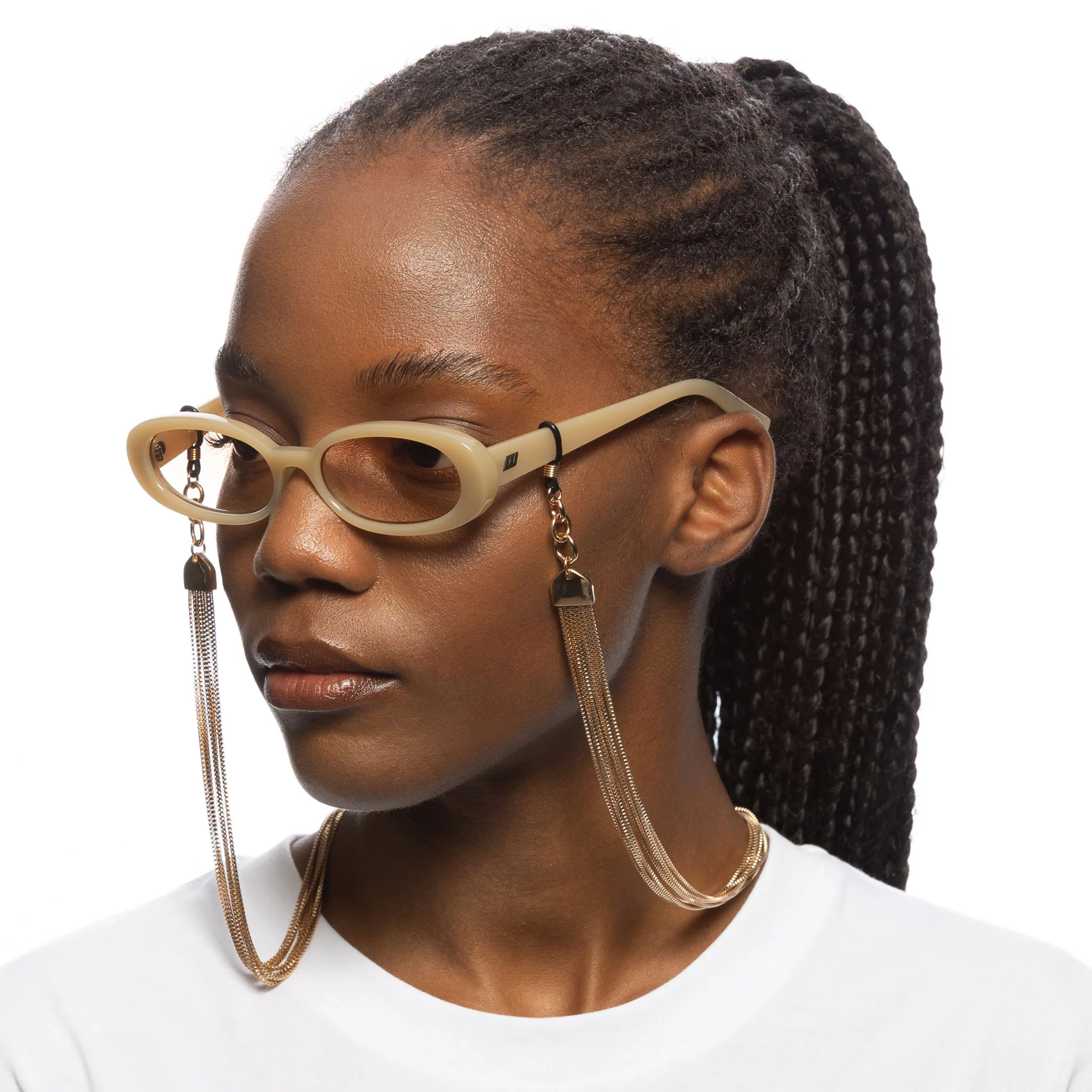 Y2K LAYERED CHAIN | SHINY LIGHT GOLD - Image 7