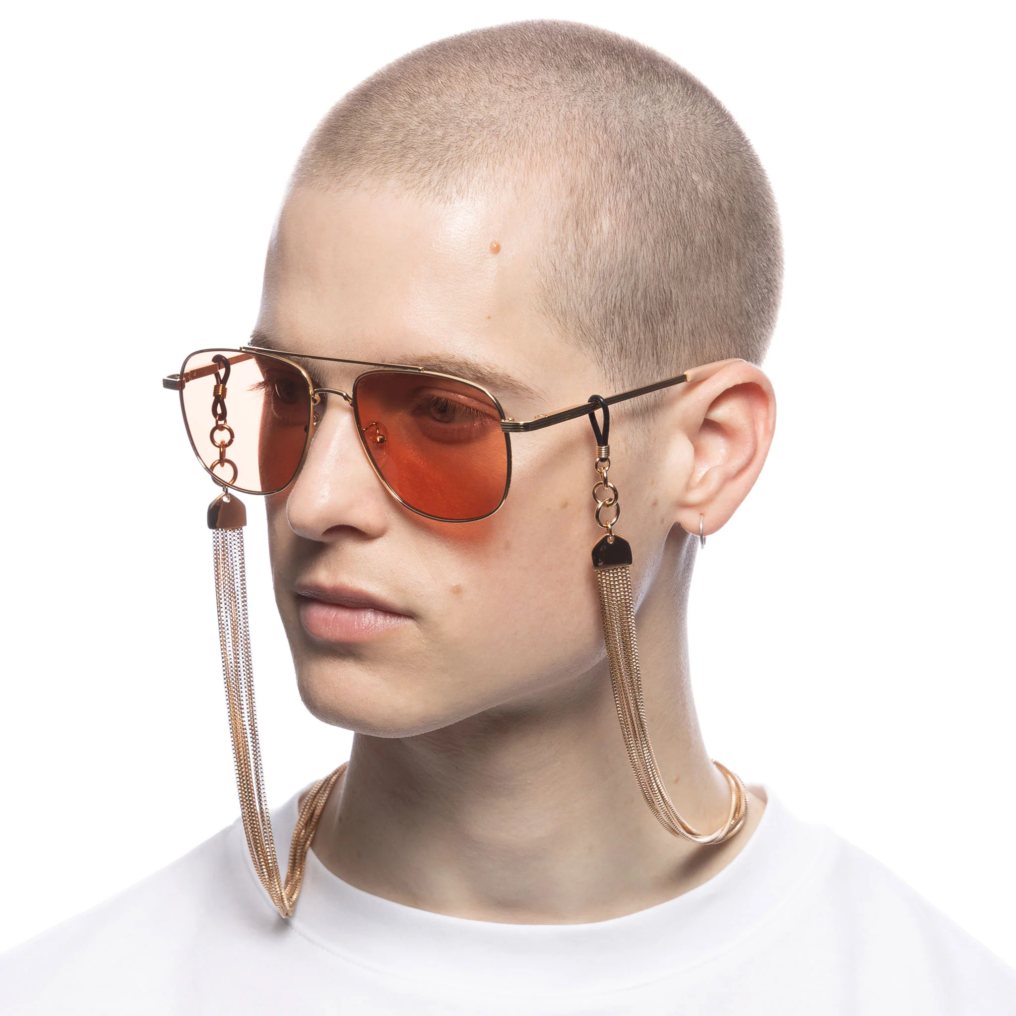 Y2K LAYERED CHAIN | SHINY LIGHT GOLD - Image 8